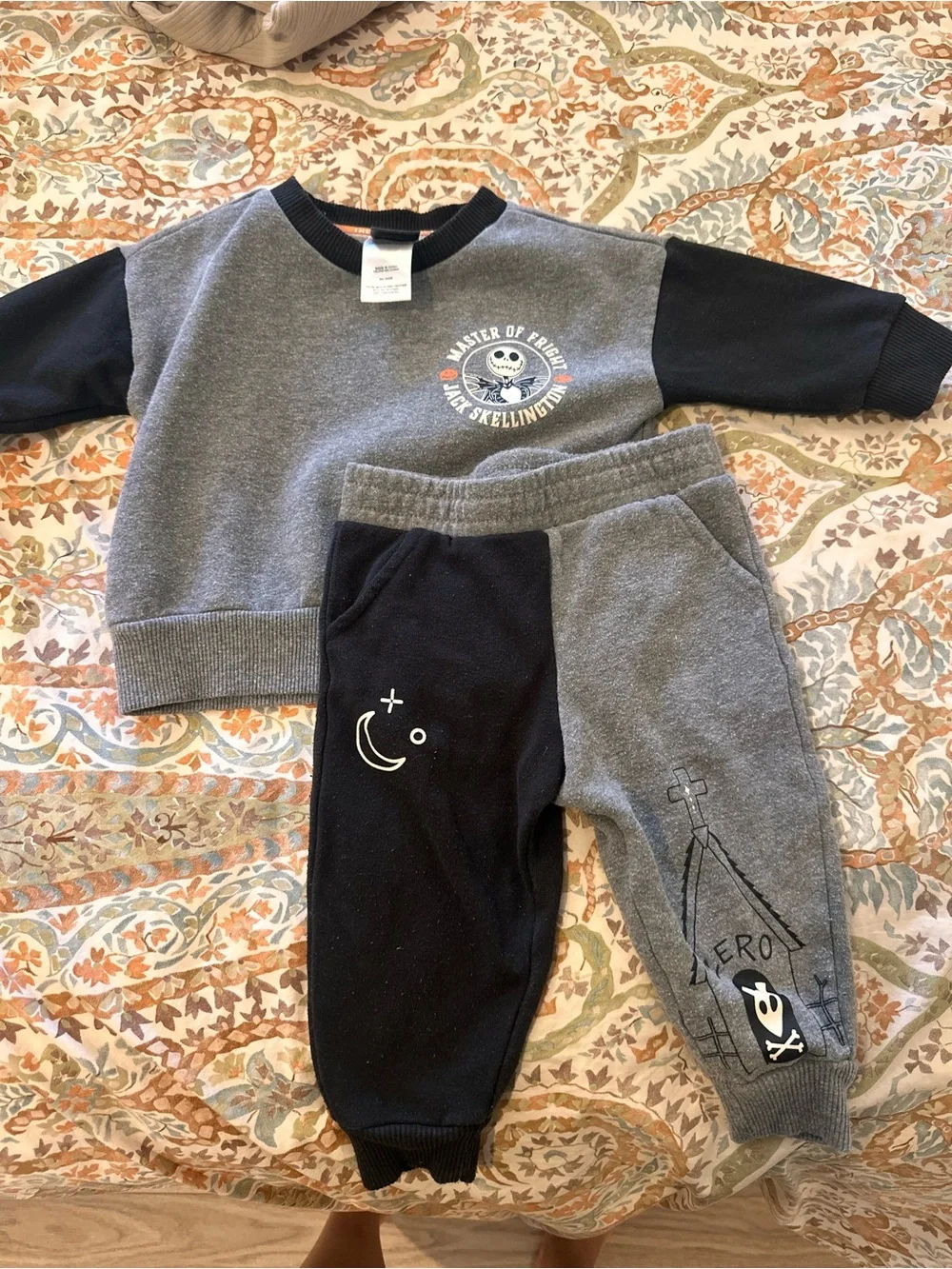 Toddler boy nightmare before Christmas set 12m